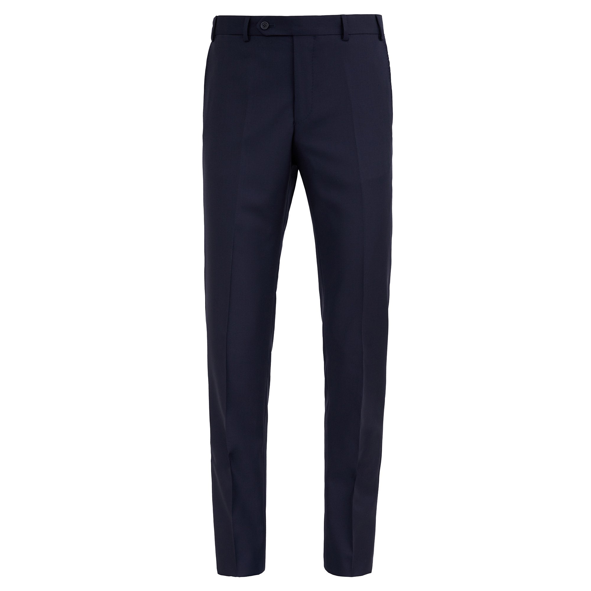 HENRY SARTORIAL Flat Front Trouser NAVY REG - Henry BucksTrouser - Formal34BSR023 - NAVY - R - 46