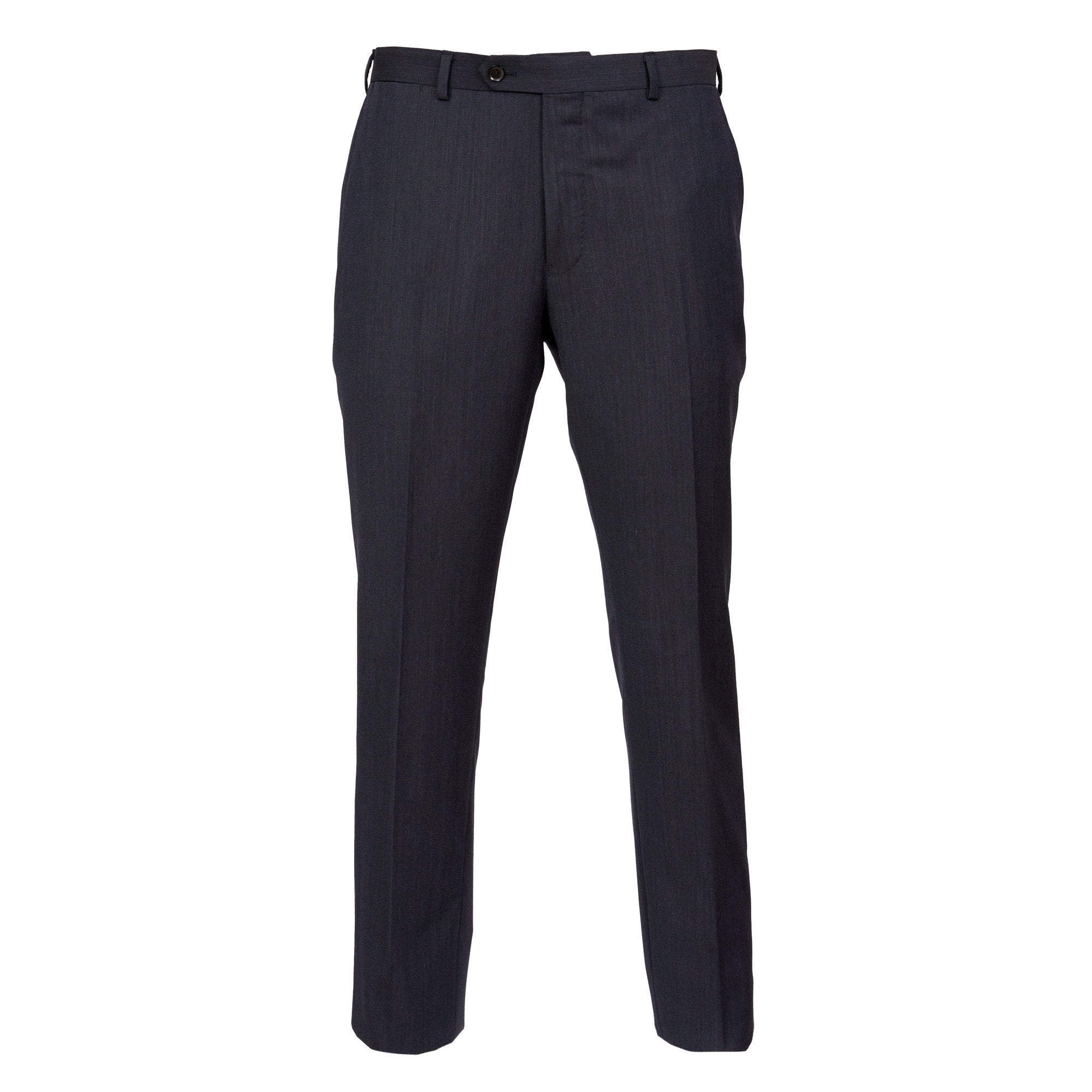 HENRY SARTORIAL Flat Front Twill Wool Trousers BLUE REG - Henry BucksTrouser - Formal34SS220005 - BLUE - R - 32