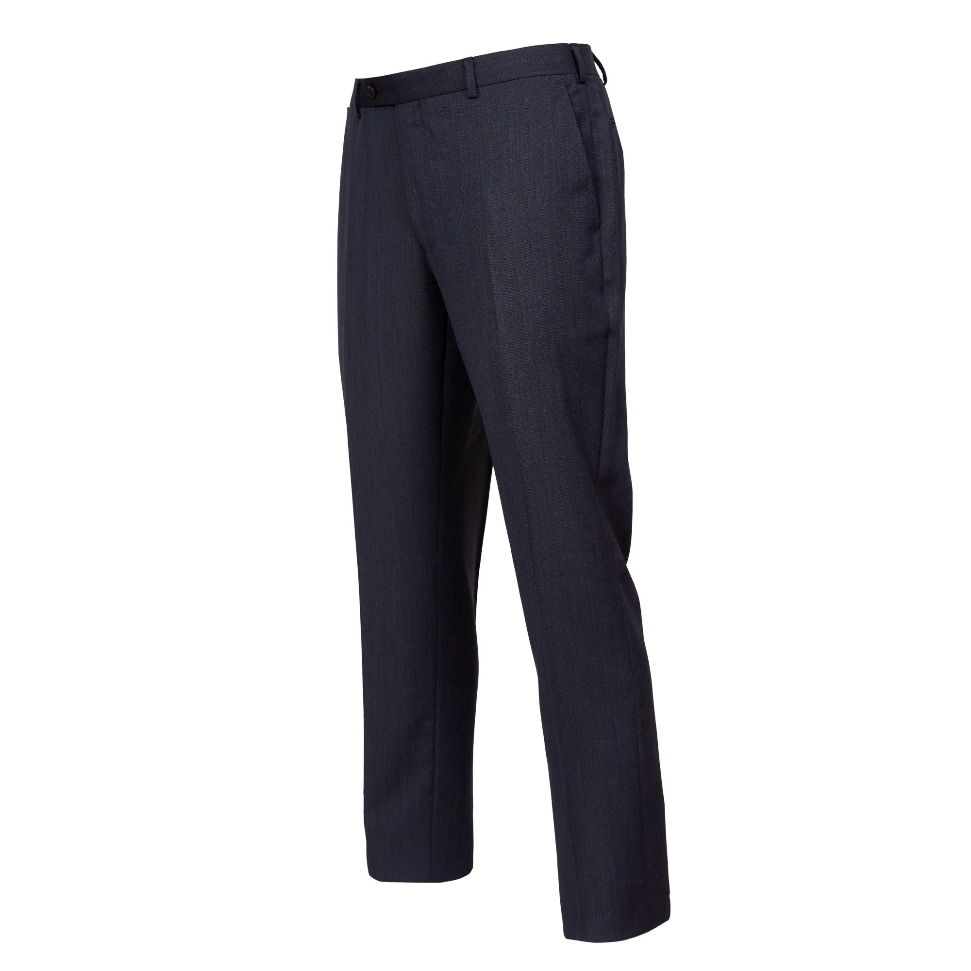 HENRY SARTORIAL Flat Front Twill Wool Trousers BLUE REG - Henry BucksTrouser - Formal34SS220005 - BLUE - R - 32