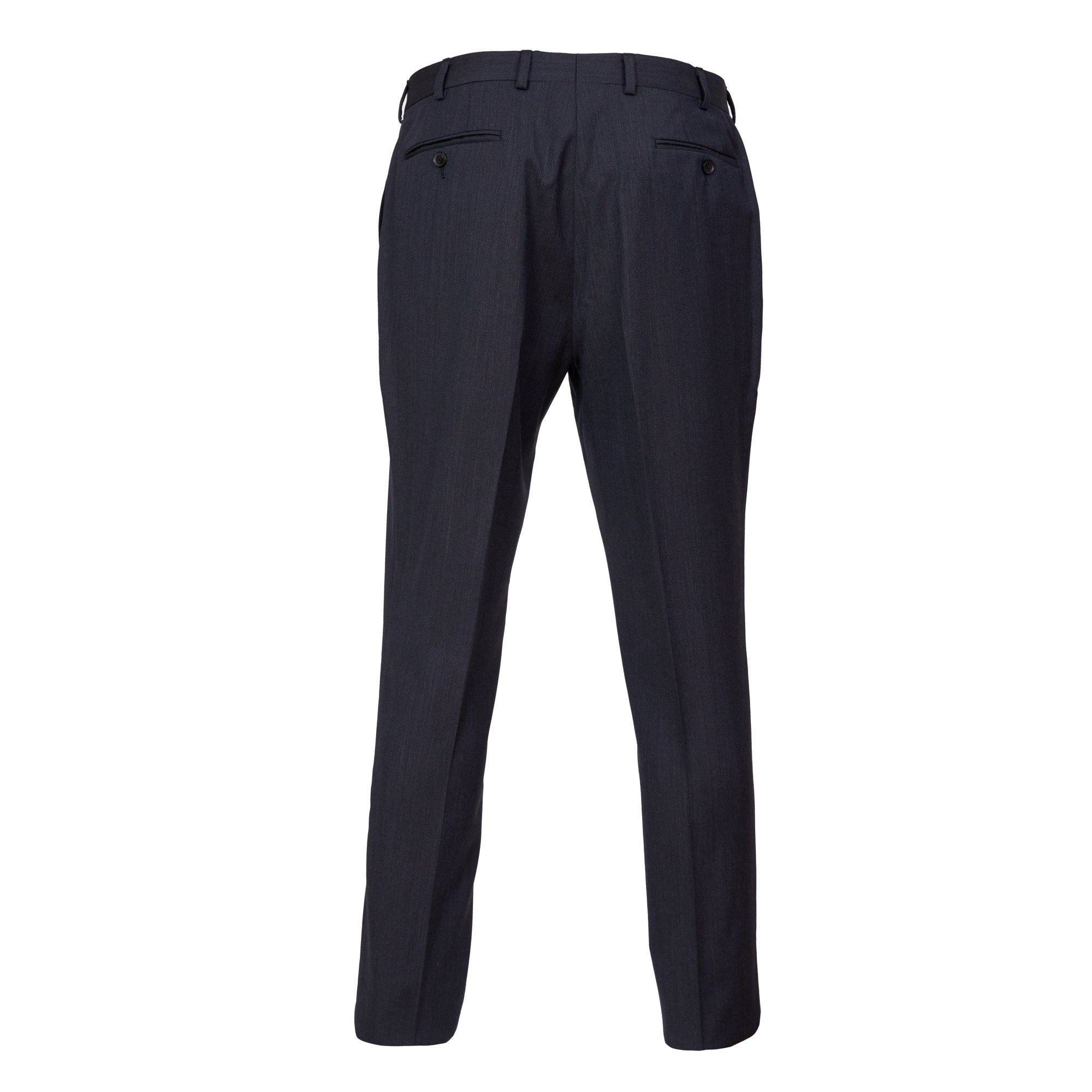HENRY SARTORIAL Flat Front Twill Wool Trousers BLUE REG - Henry BucksTrouser - Formal34SS220005 - BLUE - R - 32