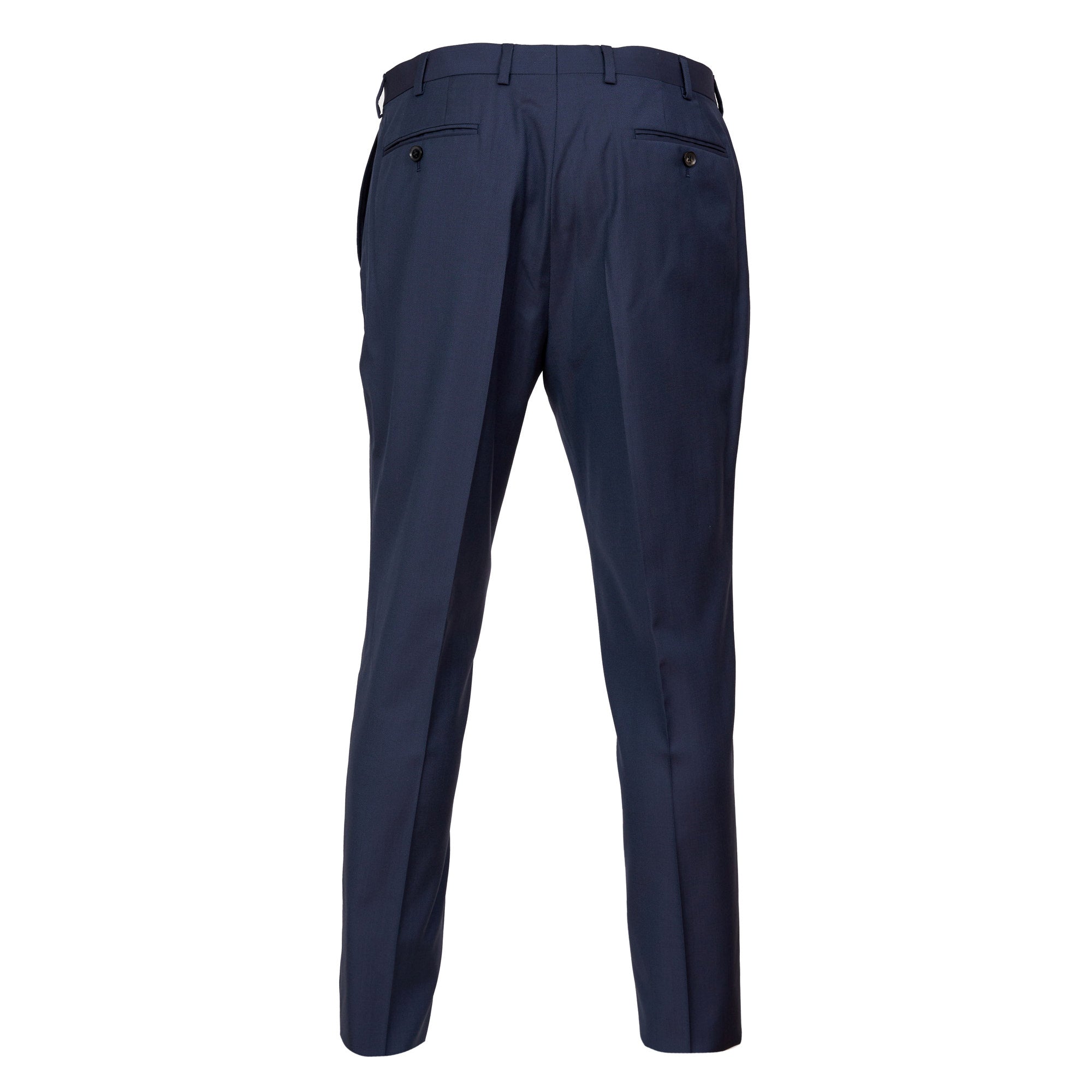 HENRY SARTORIAL Flat Front Wool Trousers FRENCH BLUE REG - Henry BucksTrouser - Formal34SS220006 - FRENCHBLUE - R - 32