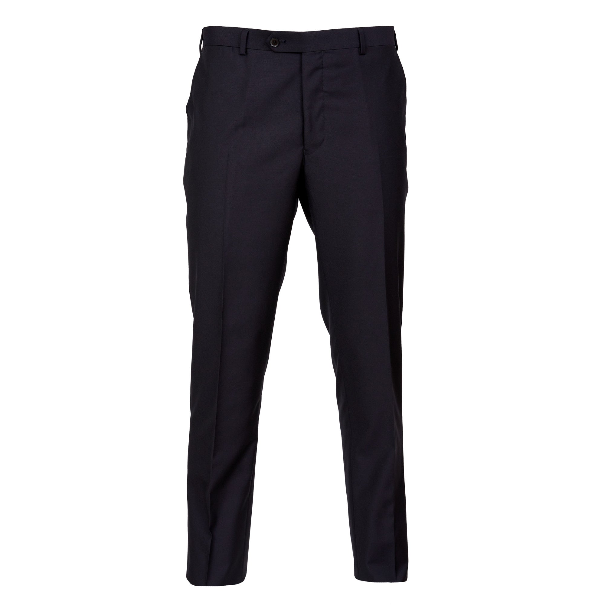 HENRY SARTORIAL Flat Front Wool Trousers NAVY REG - Henry BucksTrouser - Formal34SS220006 - NAVY - R - 32