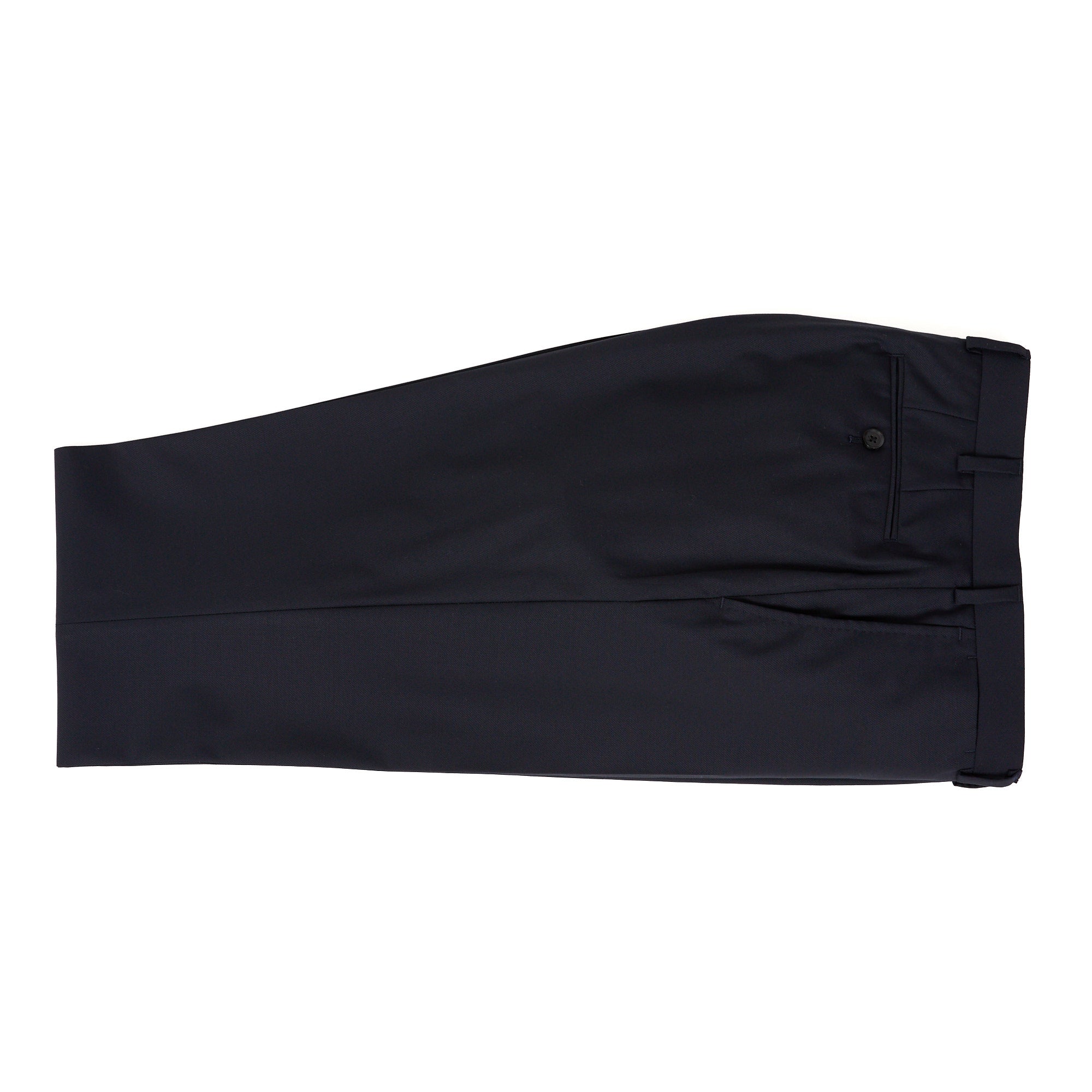 HENRY SARTORIAL Flat Front Wool Trousers NAVY REG - Henry BucksTrouser - Formal34SS220006 - NAVY - R - 32