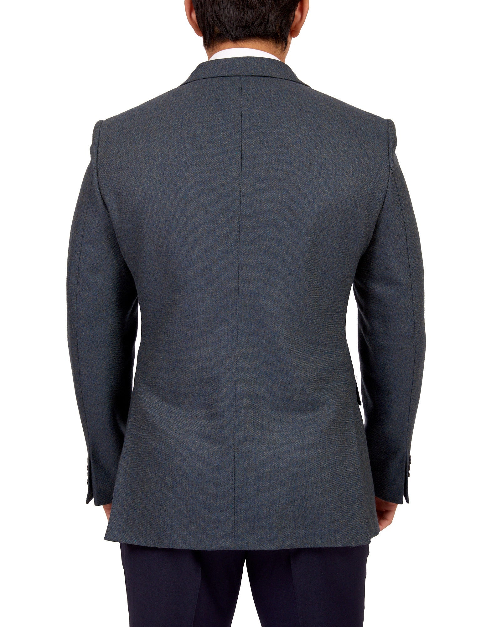 HENRY SARTORIAL Full Canvas Plain Jacket AQUA REG - Henry BucksBlazers33SS220021 - AQUA - R - 46