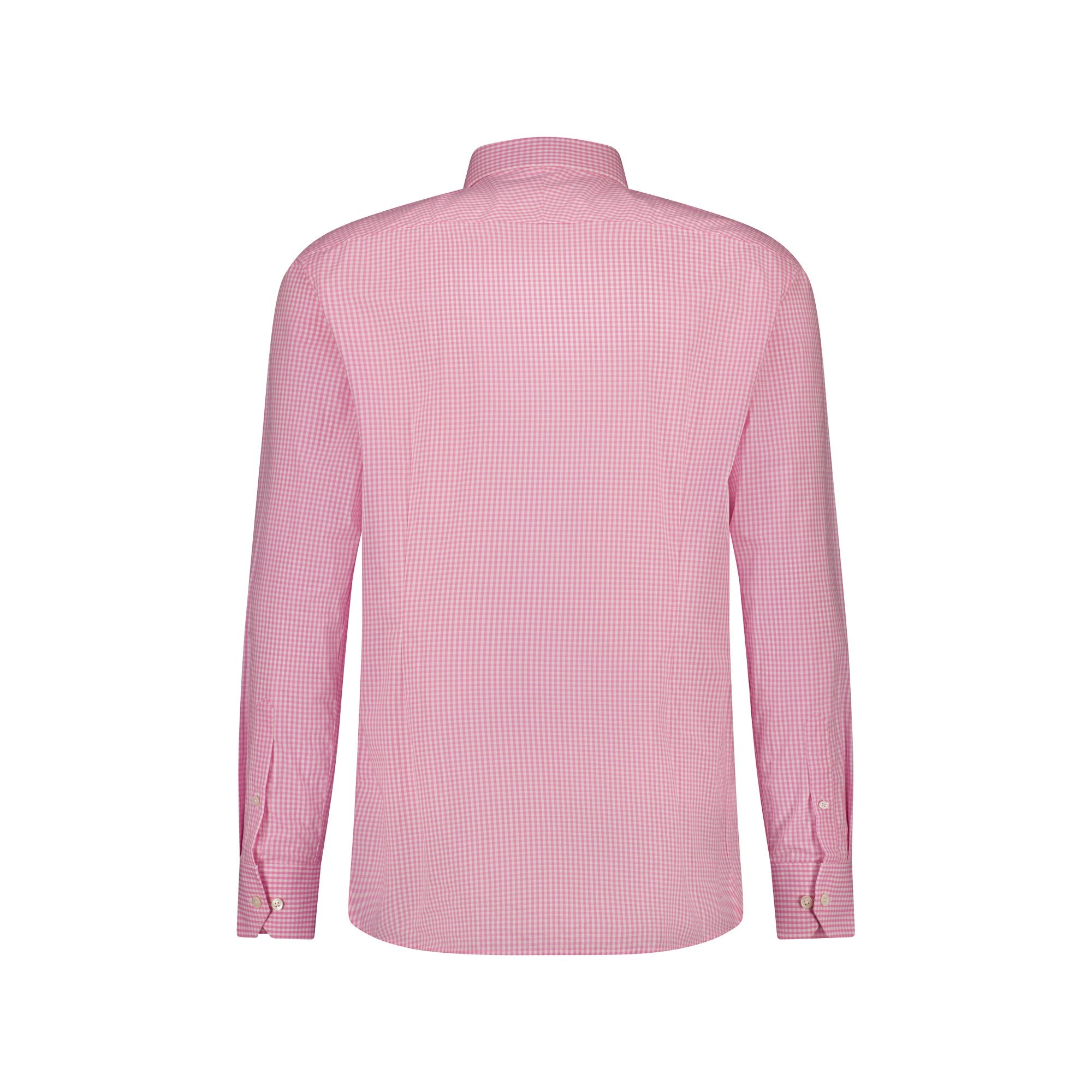 HENRY SARTORIAL Gingham Shirt PINK MULTI - Henry BucksShirts01SS23010 - PNKMULTI - 38