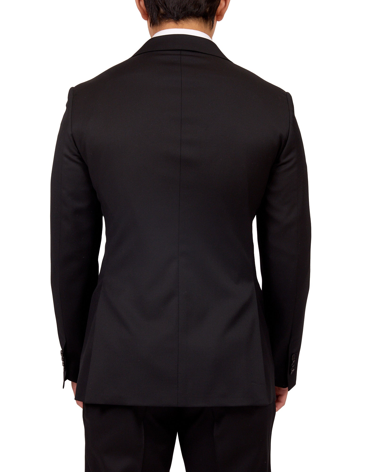HENRY SARTORIAL Graduate Peak Lapel Suit BLACK REG - Henry BucksSuits23SS220011 - BLCK - R - 44