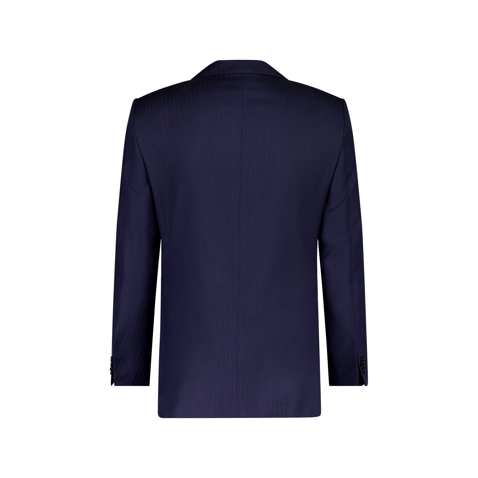 HENRY SARTORIAL H/Bone Suit NAVY REG - Henry BucksSuits23AW231213 - NAVY - R - 48