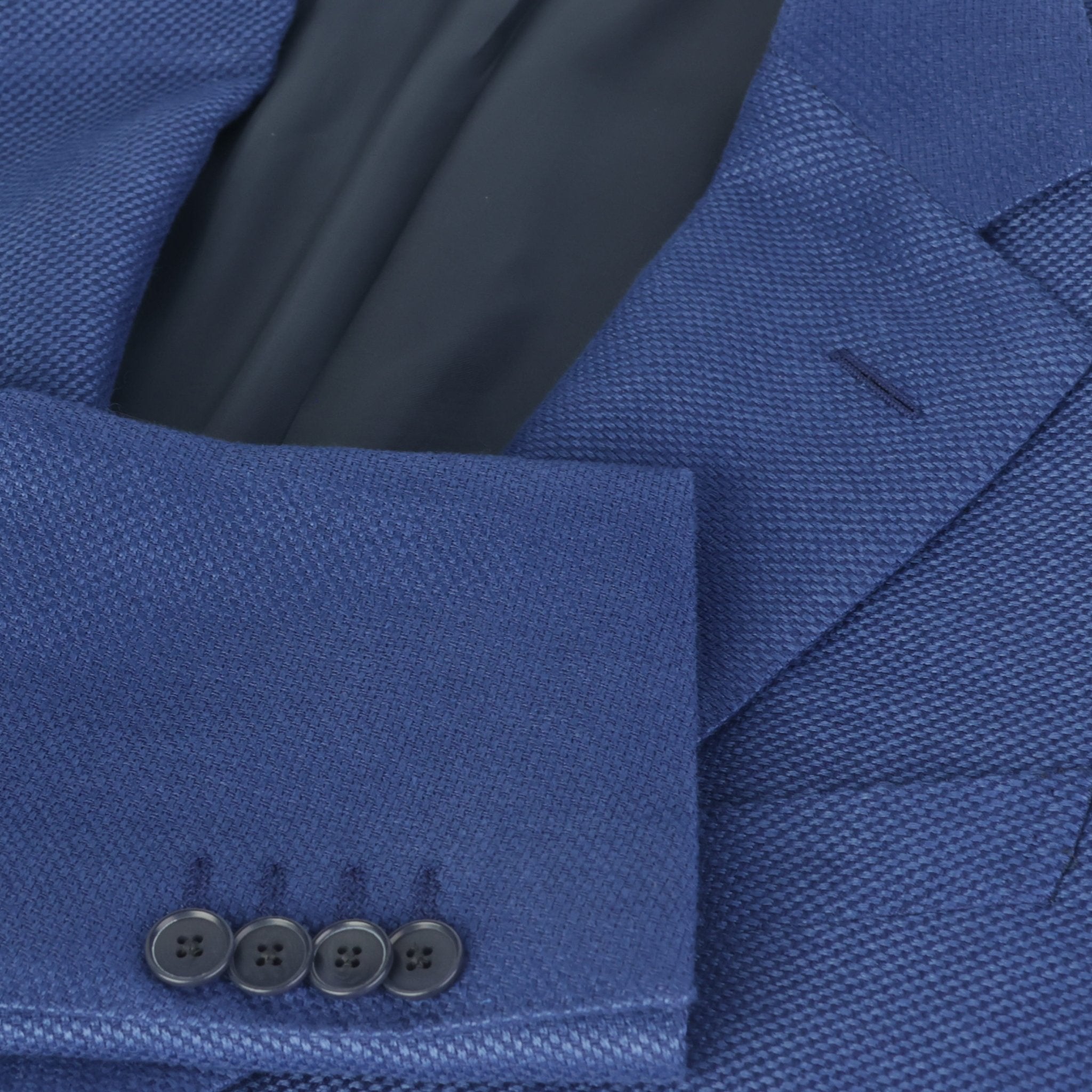 HENRY SARTORIAL HERITAGE 135 Year Platinum Blazer MID BLUE - Henry Bucks