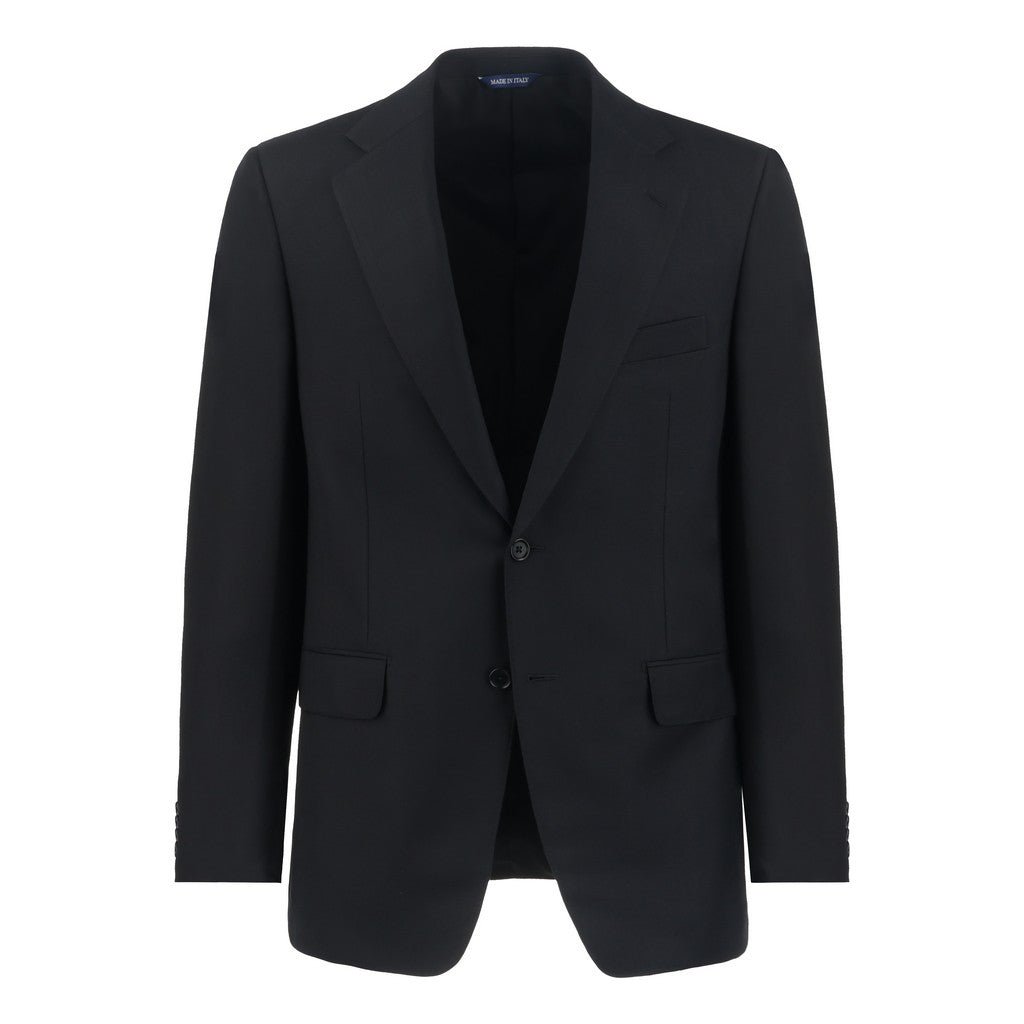 HENRY SARTORIAL HERITAGE Birds Eye Wool Blazer BLACK REG - Henry Bucks