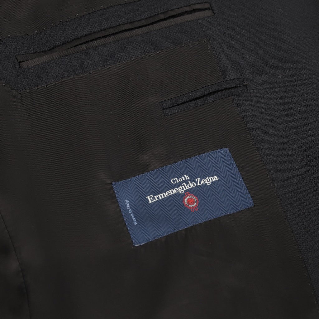 HENRY SARTORIAL HERITAGE Birds Eye Wool Business Suit BLACK REG - Henry Bucks