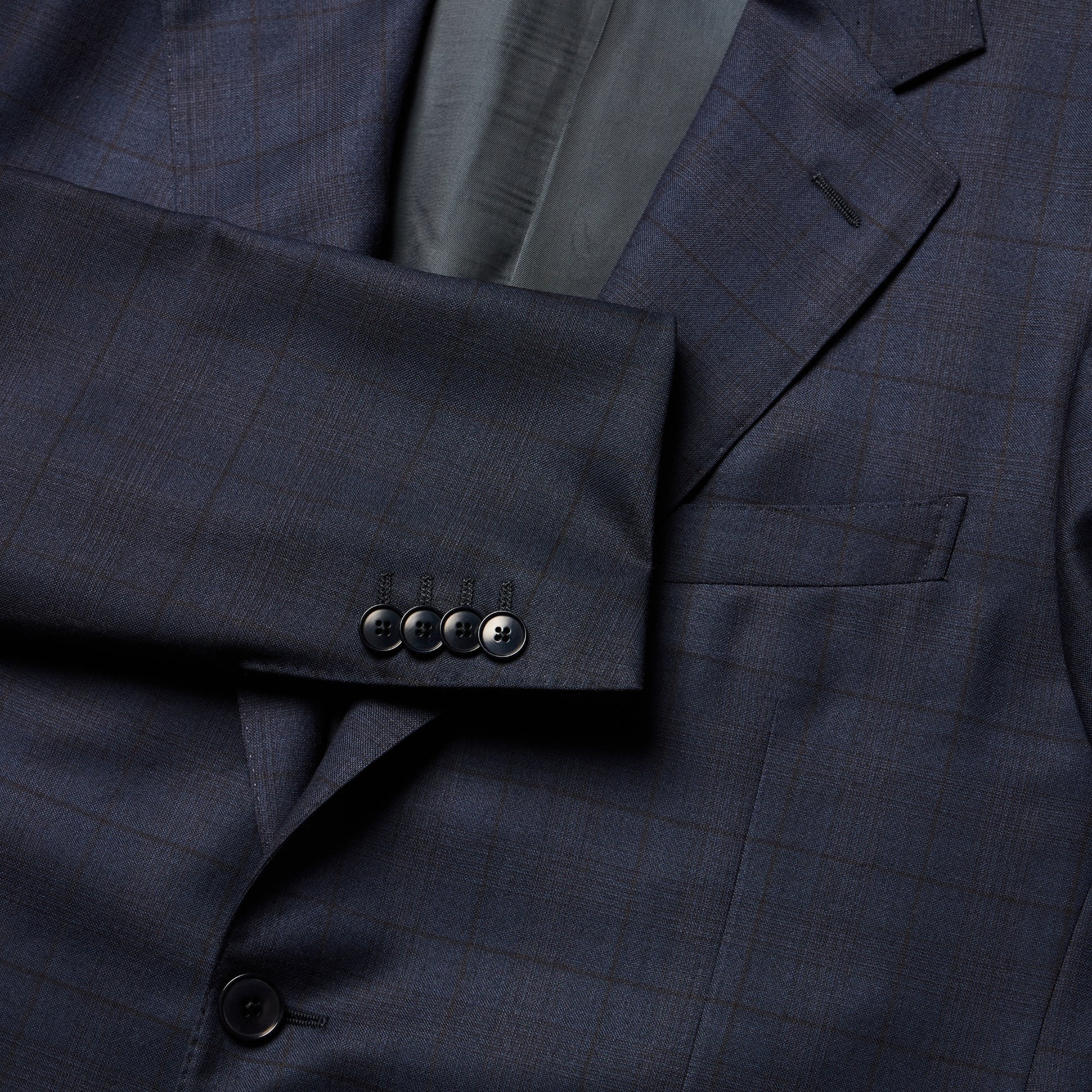 HENRY SARTORIAL HERITAGE Check Suit NAVY REG - Henry BucksSuits23SS230008 - NAVY - R - 48