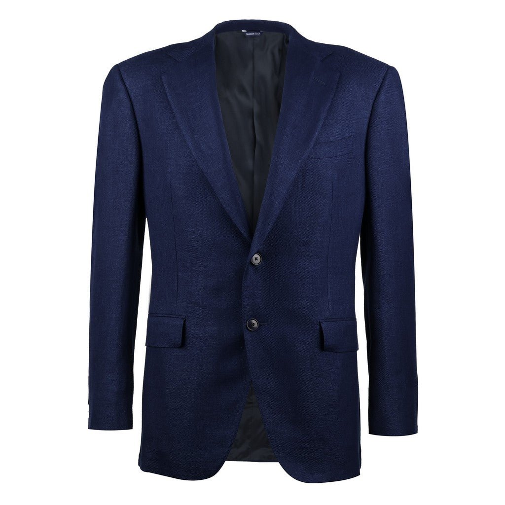 HENRY SARTORIAL HERITAGE Crossply Single Breasted Blazer BLUE - Henry Bucks