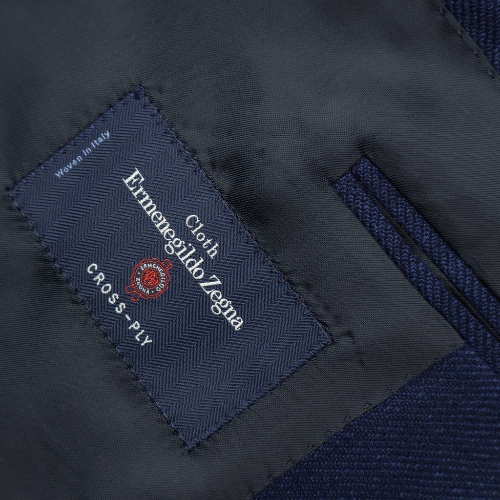 HENRY SARTORIAL HERITAGE Crossply Single Breasted Blazer BLUE - Henry Bucks