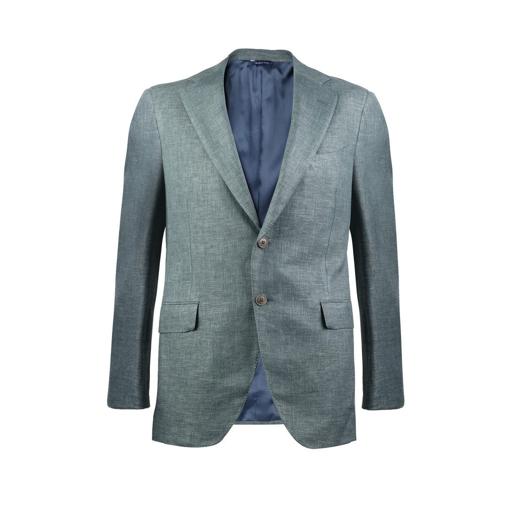 HENRY SARTORIAL HERITAGE Crossply Single Breasted Blazer OLIVE - Henry Bucks