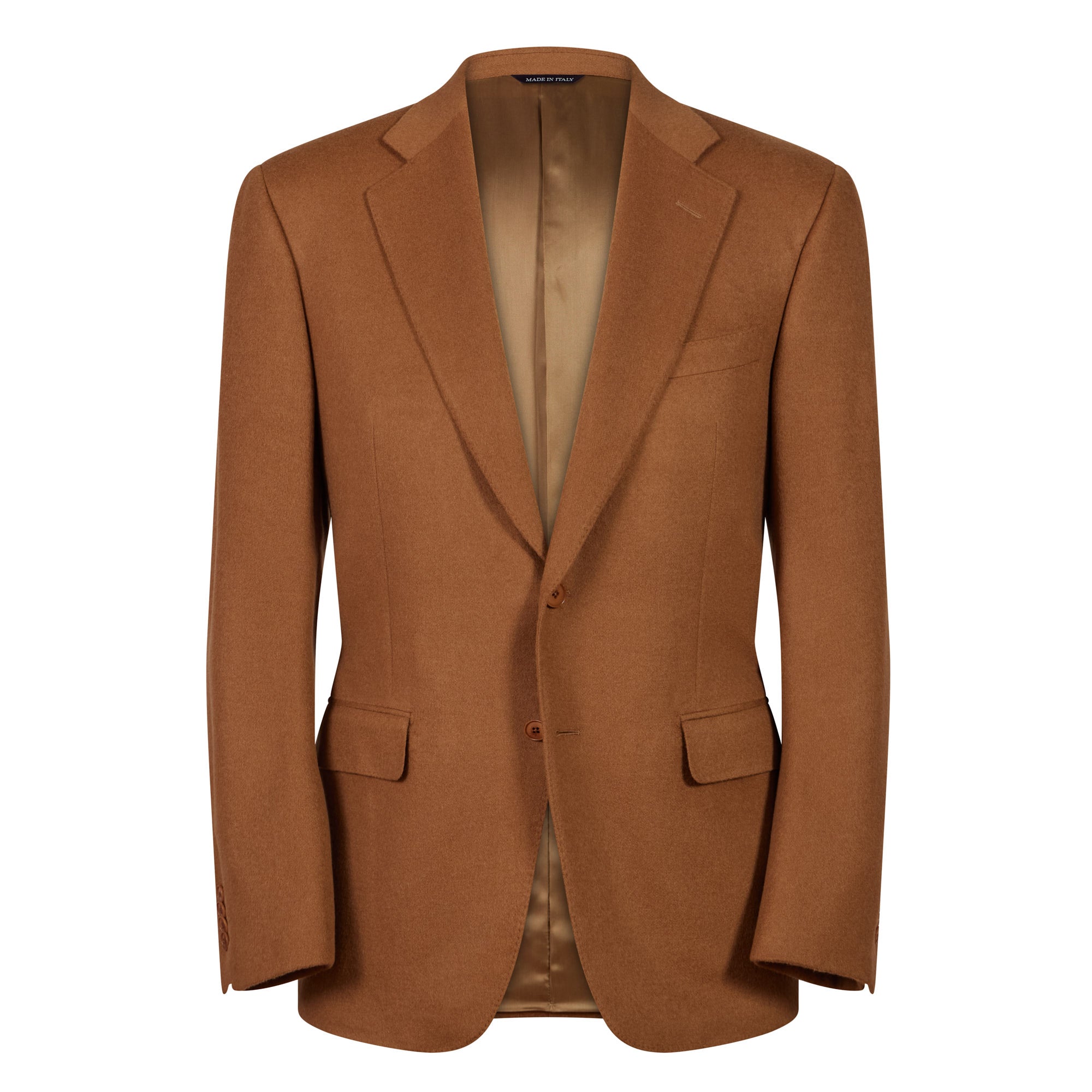 HENRY SARTORIAL HERITAGE Loro Piana Baby Camel Hair Blazer MID BROWN REG - Henry BucksBlazers33AW240018 - MDBR - R - 48