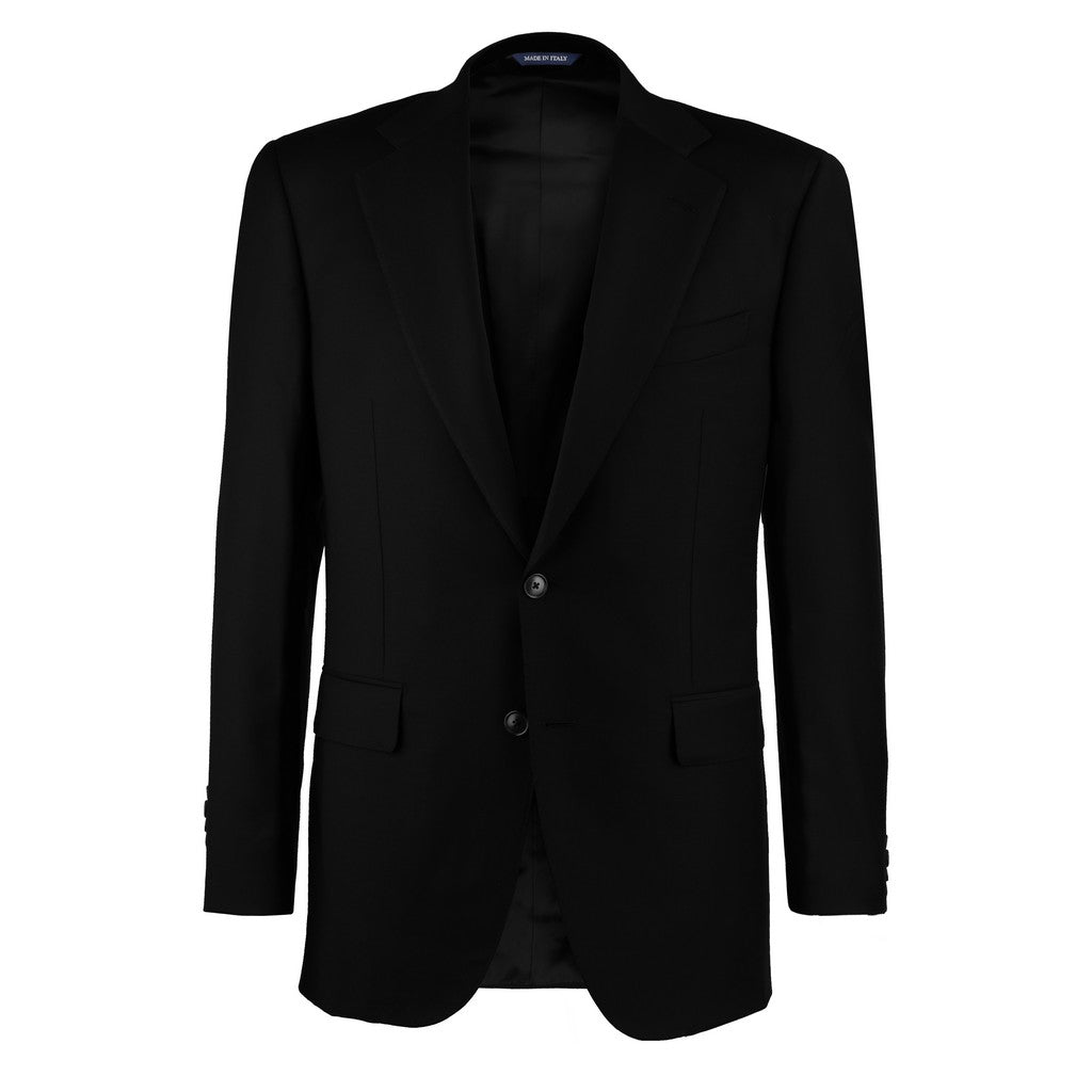 HENRY SARTORIAL HERITAGE Loro Piana Cashmere Single Breasted Blazer BLACK - Henry Bucks