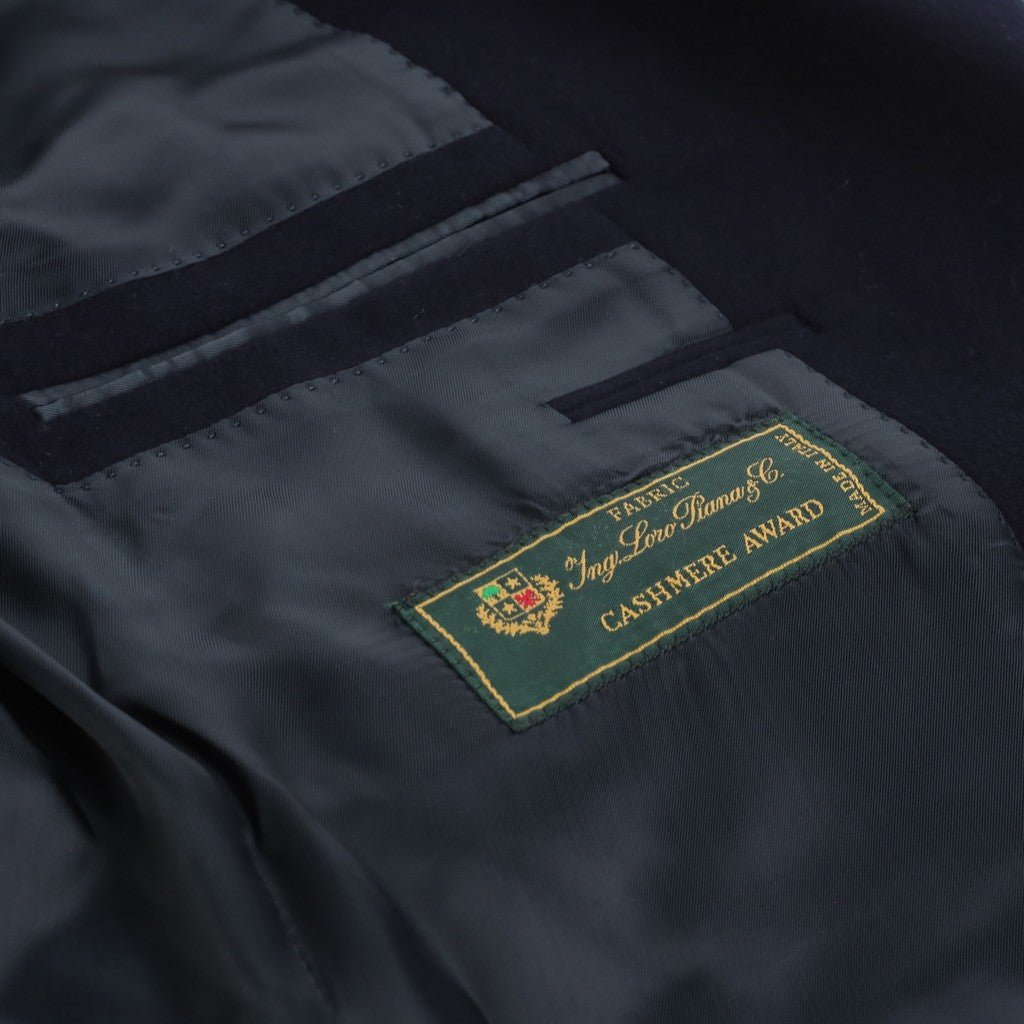 HENRY SARTORIAL HERITAGE Loro Piana Cashmere Single Breasted Blazer NAVY - Henry Bucks