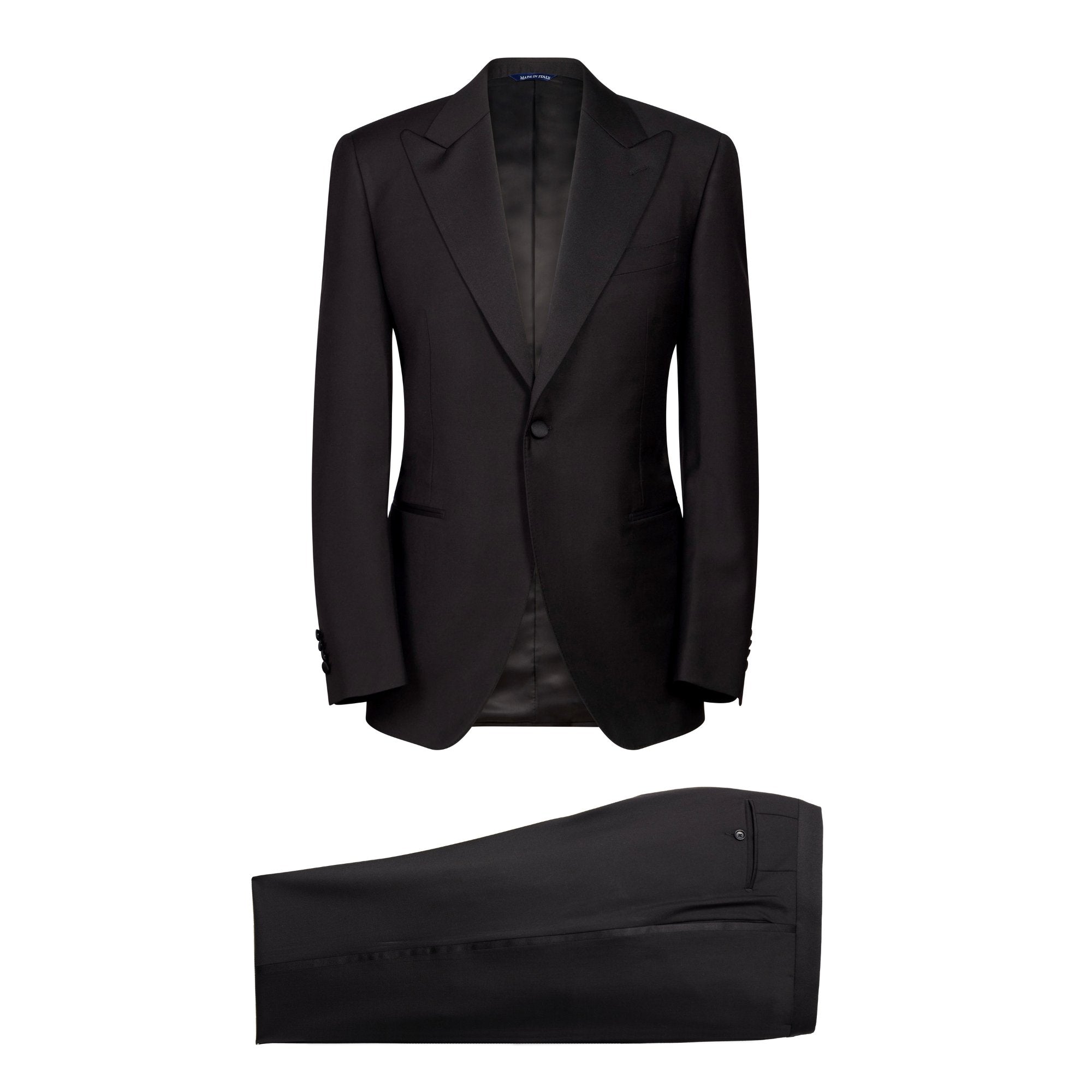 HENRY SARTORIAL HERITAGE Peak Dinner Suit BLACK REG - Henry BucksSuits60AW240001 - BLCK - R - 48