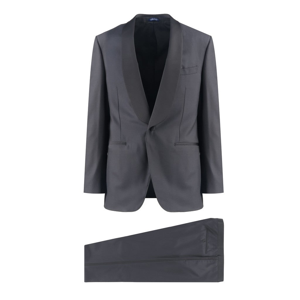 HENRY SARTORIAL HERITAGE Shawl Dinner Suit BLACK REG - Henry Bucks