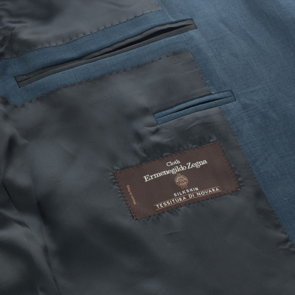 HENRY SARTORIAL HERITAGE Silk Linen Blazer GREEN - Henry Bucks