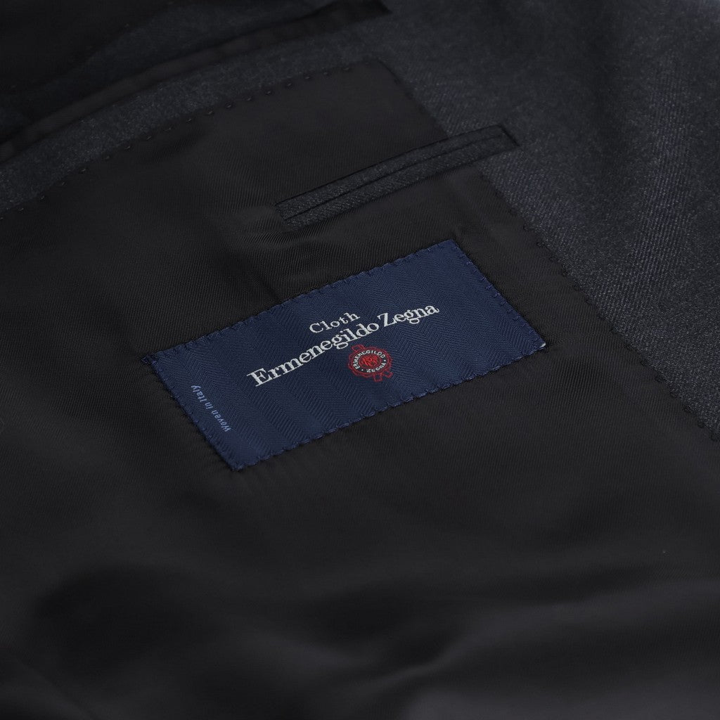 HENRY SARTORIAL HERITAGE Single Breasted Wool Business Suit CHARCOAL - Henry Bucks