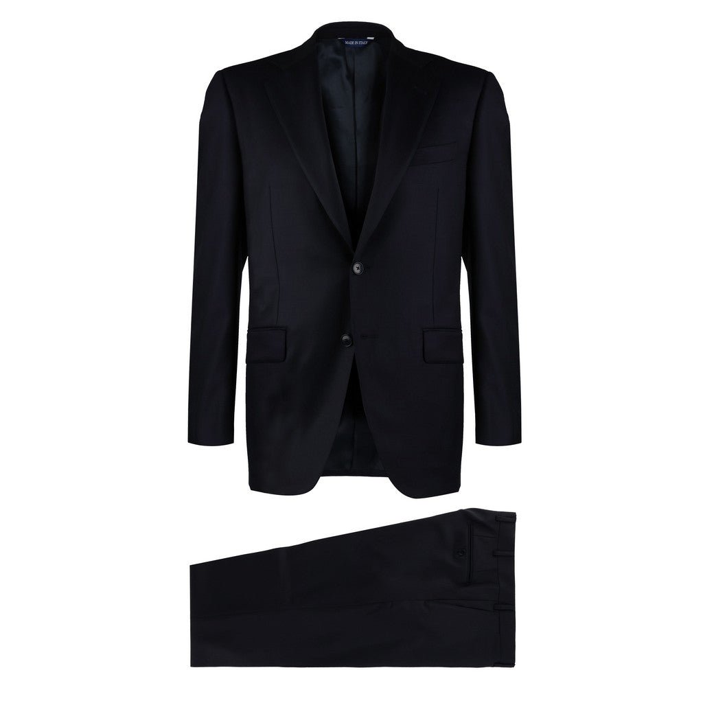 HENRY SARTORIAL HERITAGE Single Breasted Wool Business Suit DARK NAVY - Henry Bucks