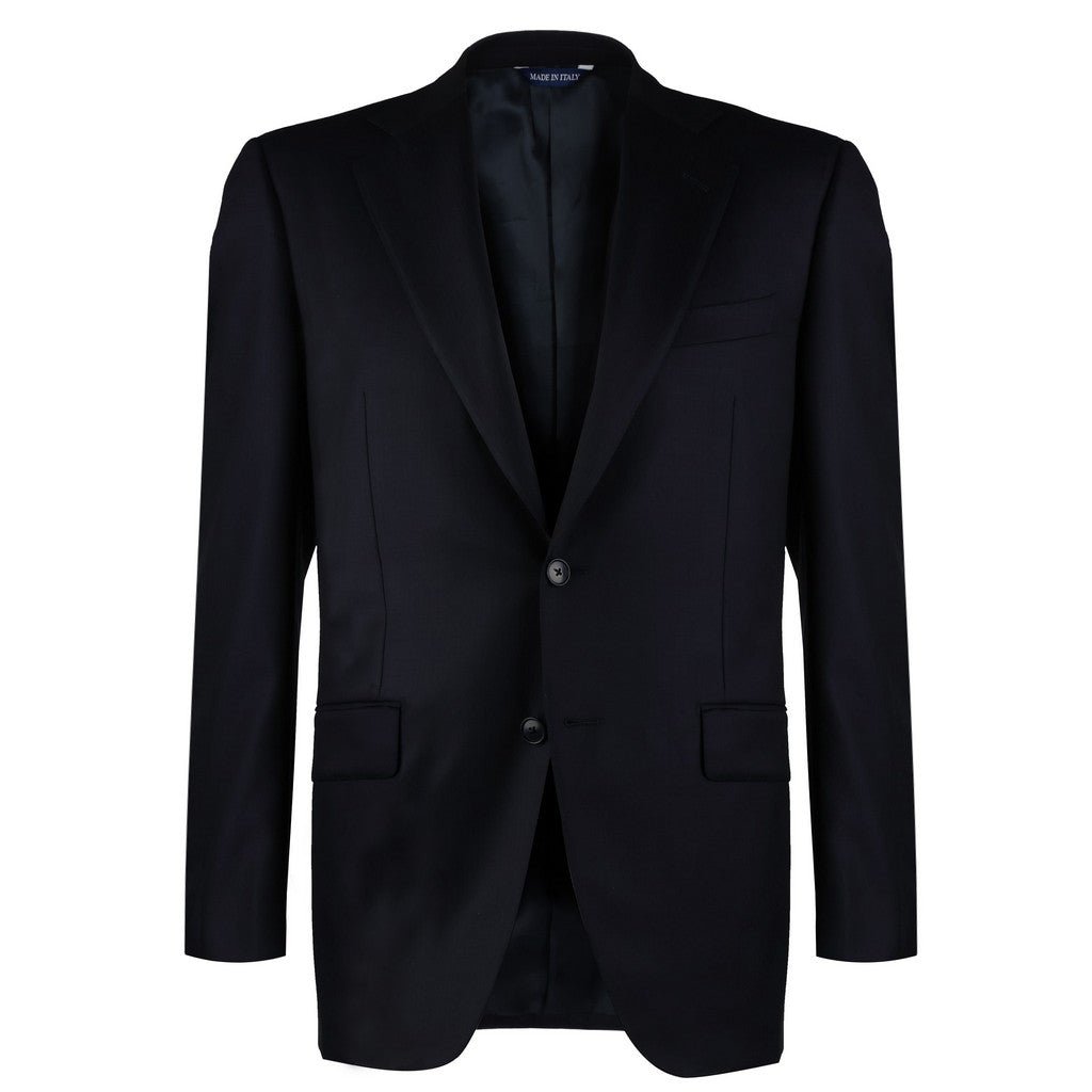 HENRY SARTORIAL HERITAGE Single Breasted Wool Business Suit DARK NAVY - Henry Bucks