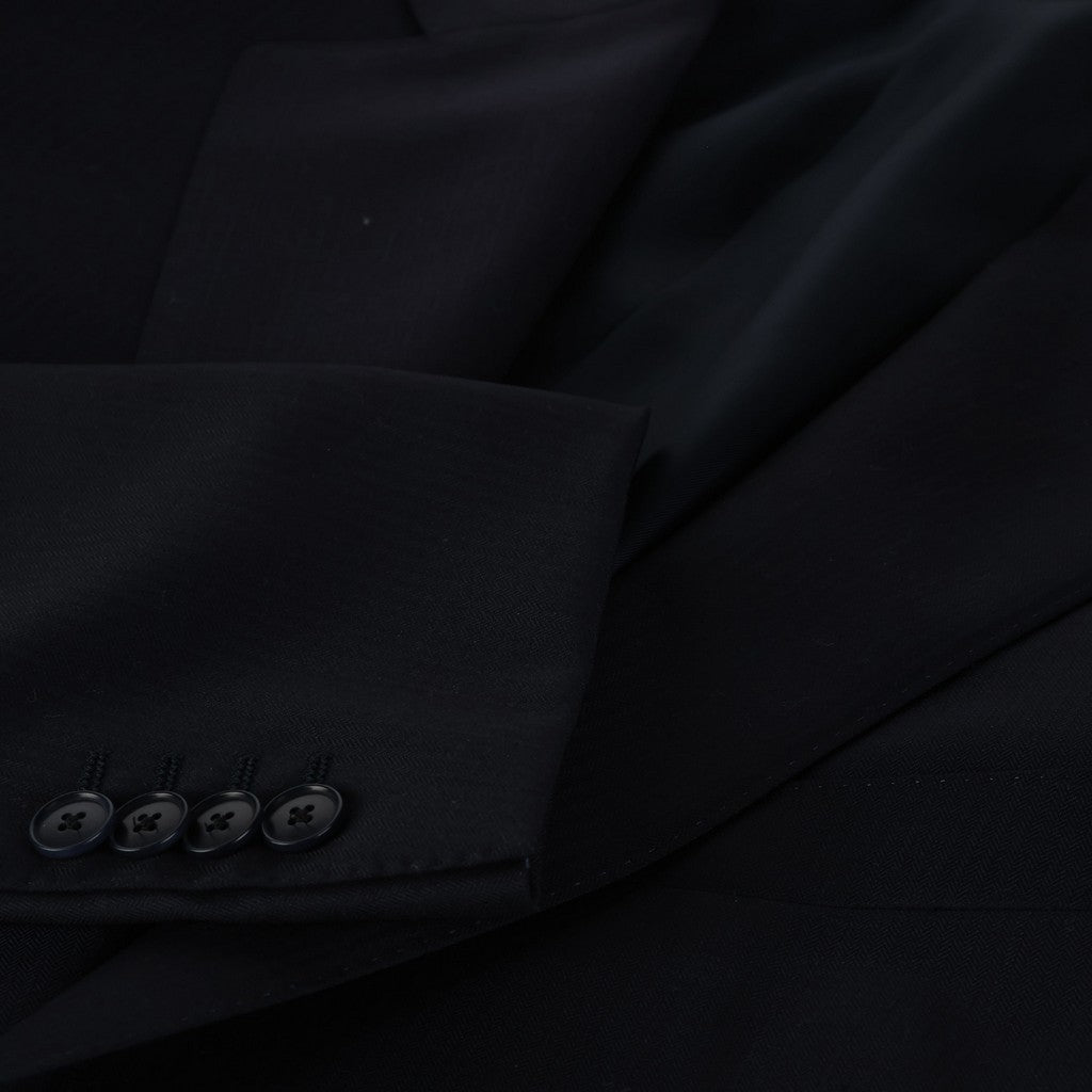 HENRY SARTORIAL HERITAGE Single Breasted Wool Business Suit DARK NAVY - Henry Bucks