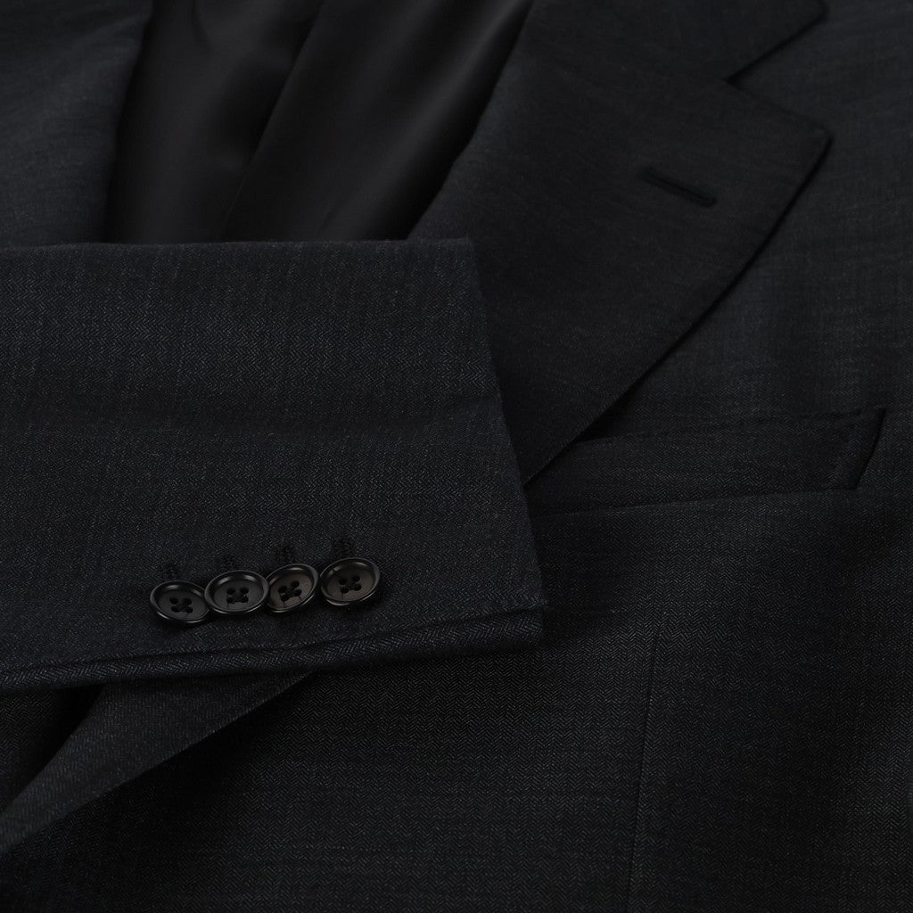 HENRY SARTORIAL HERITAGE Single Breasted Wool Business Suit GREY - Henry Bucks