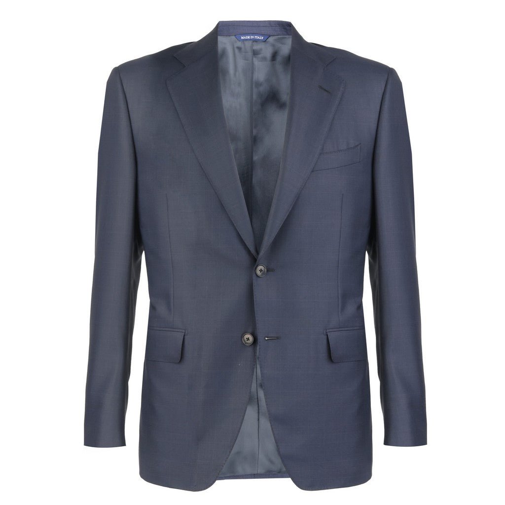 HENRY SARTORIAL HERITAGE Single Breasted Wool Business Suit NAVY REG - Henry Bucks