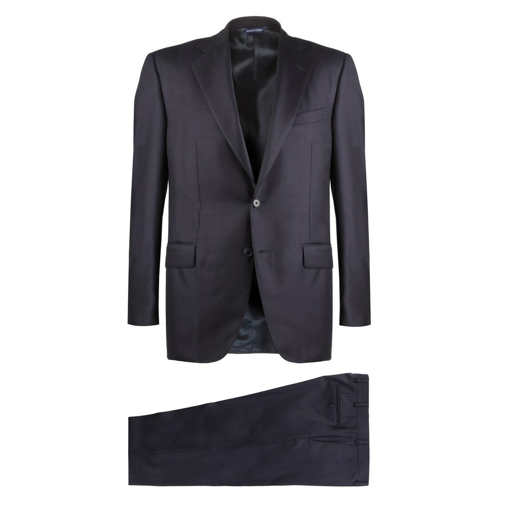 HENRY SARTORIAL HERITAGE Single Breasted Wool Business Suit NAVY - Henry Bucks