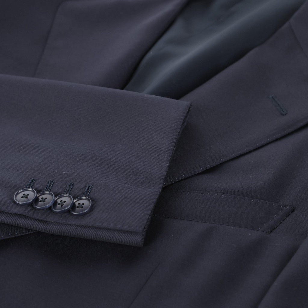 HENRY SARTORIAL HERITAGE Single Breasted Wool Business Suit NAVY - Henry Bucks