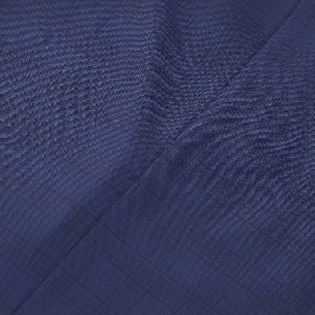 HENRY SARTORIAL HERITAGE Traveller Check Business Suit BLUE - Henry Bucks