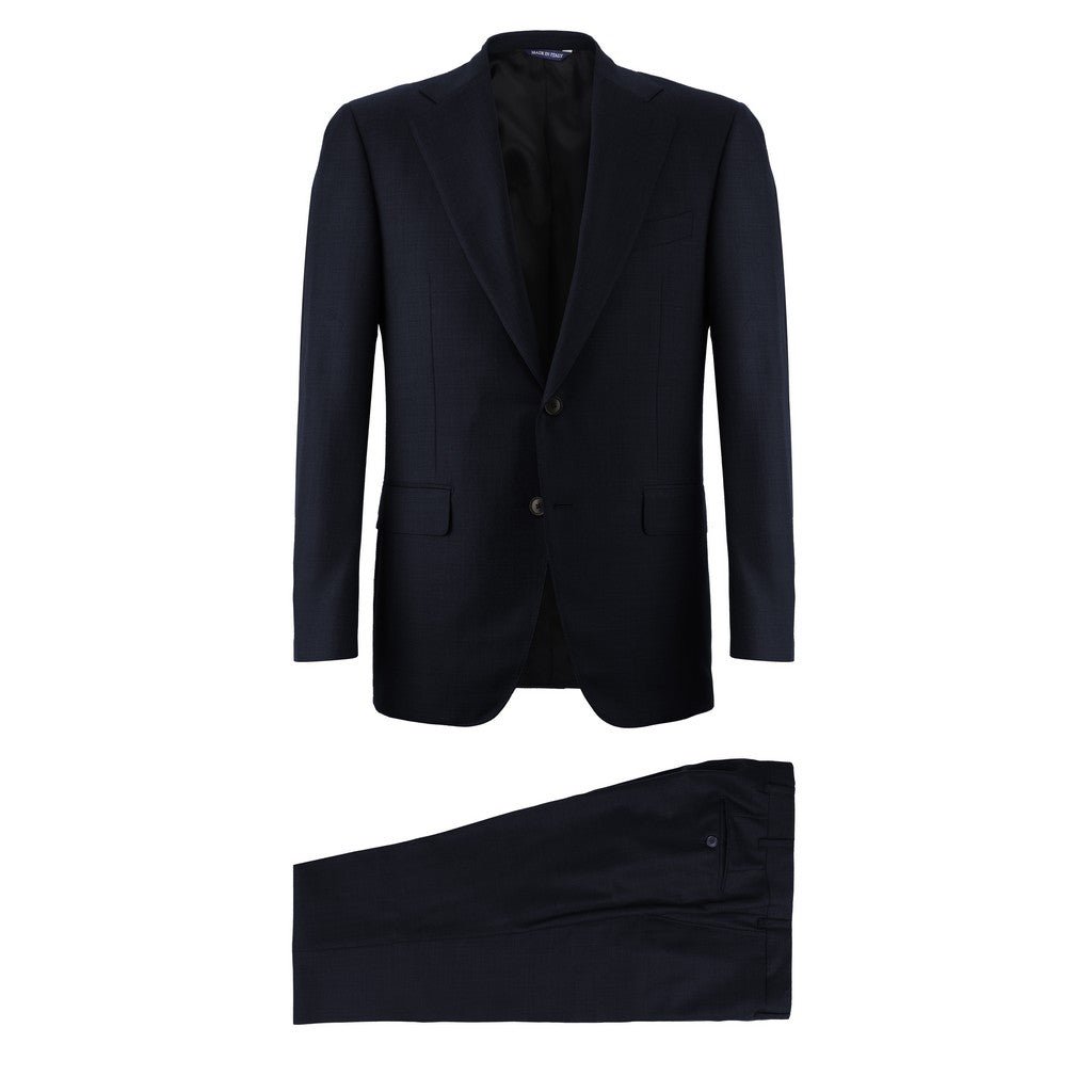 HENRY SARTORIAL HERITAGE Traveller Wool Business Suit DARK NAVY - Henry Bucks