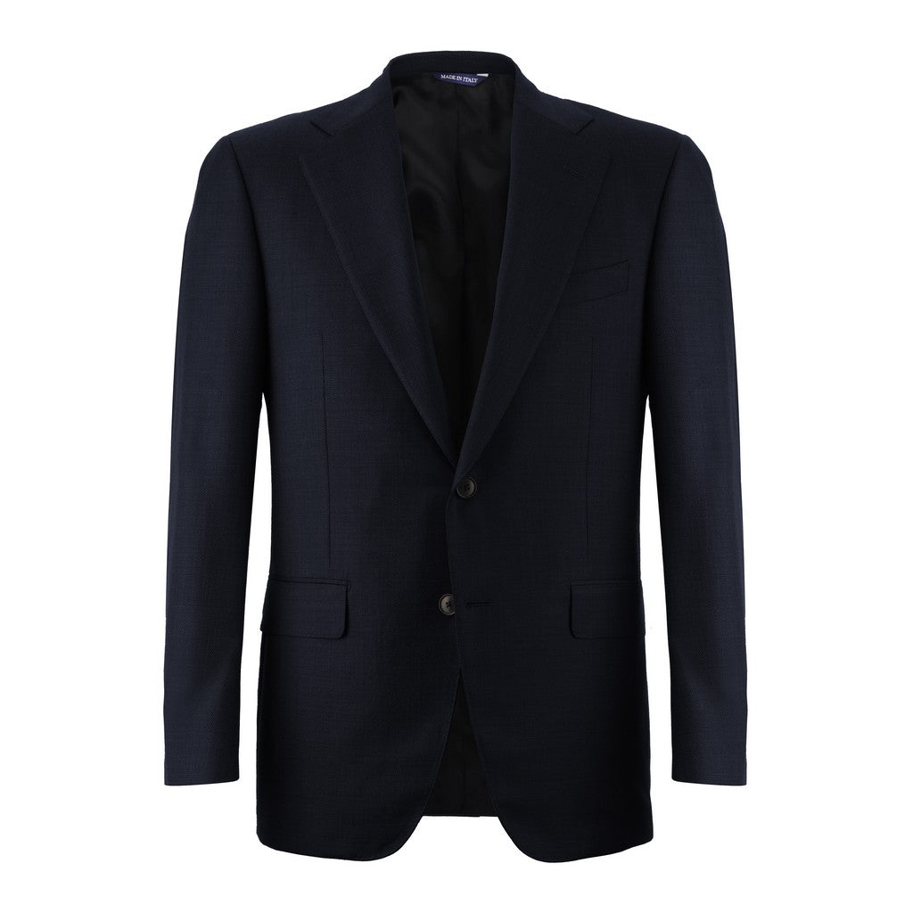 HENRY SARTORIAL HERITAGE Traveller Wool Business Suit DARK NAVY - Henry Bucks