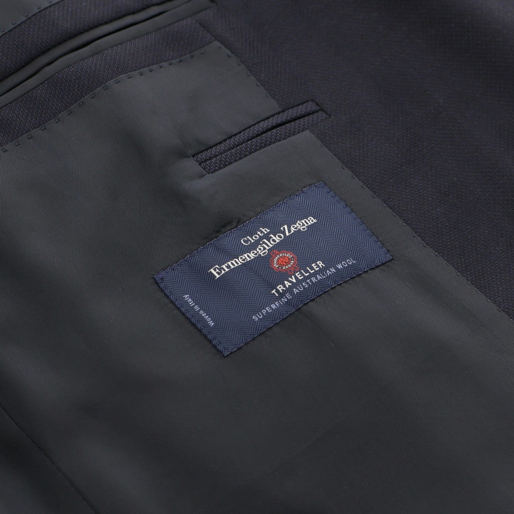 HENRY SARTORIAL HERITAGE Traveller Wool Business Suit DARK NAVY - Henry Bucks