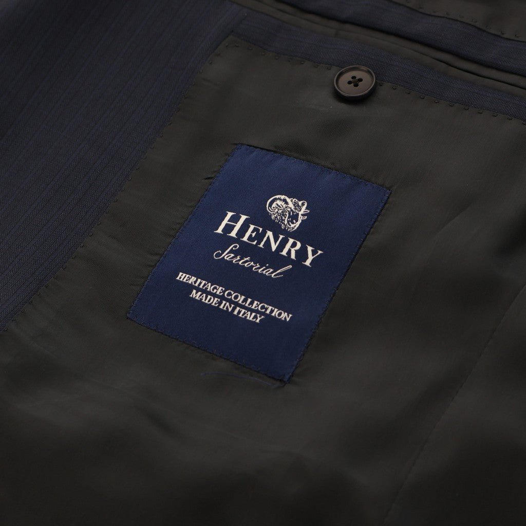 HENRY SARTORIAL HERITAGE Trofeo Stripe Suit NAVY - Henry Bucks