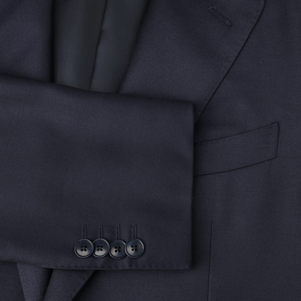 HENRY SARTORIAL HERITAGE Twill Wool Buiness Suit NAVY REG - Henry Bucks