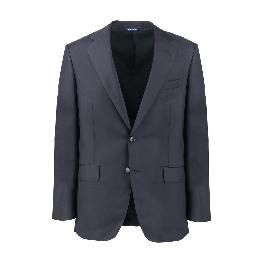 HENRY SARTORIAL HERITAGE Twill Wool Buiness Suit NAVY REG - Henry Bucks