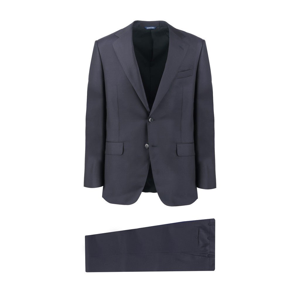 HENRY SARTORIAL HERITAGE Twill Wool Buiness Suit NAVY REG - Henry Bucks