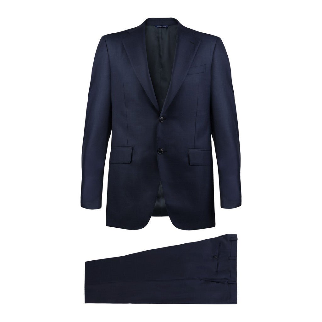HENRY SARTORIAL HERITAGE Wool Subtle Check Suit NAVY - Henry Bucks