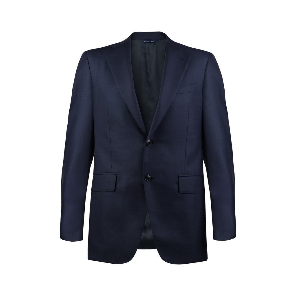 HENRY SARTORIAL HERITAGE Wool Subtle Check Suit NAVY - Henry Bucks