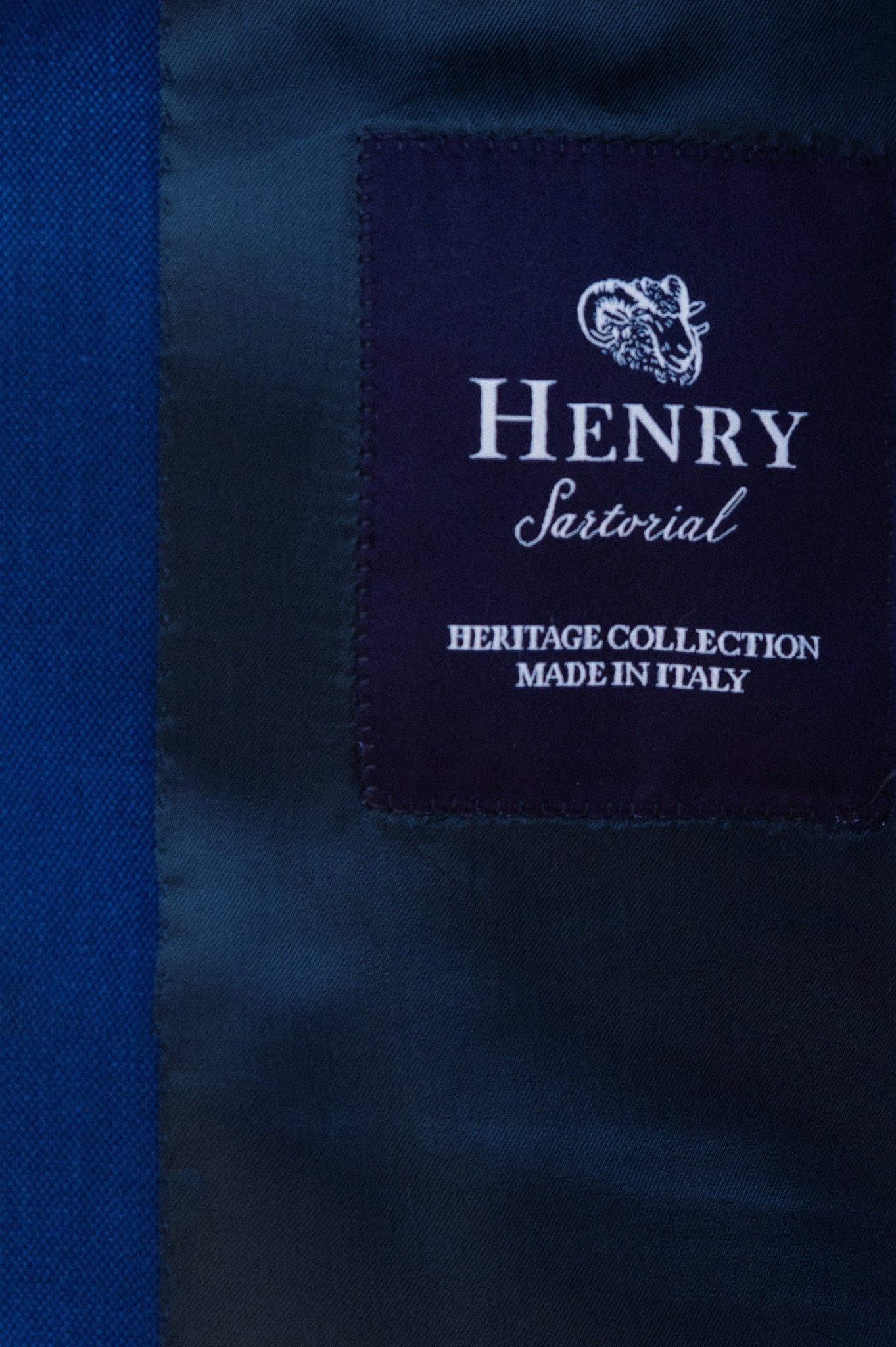 HENRY SARTORIAL HERITAGE Zegna Cross - Ply™ Full Canvas Blazer NAVY REG - Henry BucksBlazers33AW230025 - NAVY - R - 48