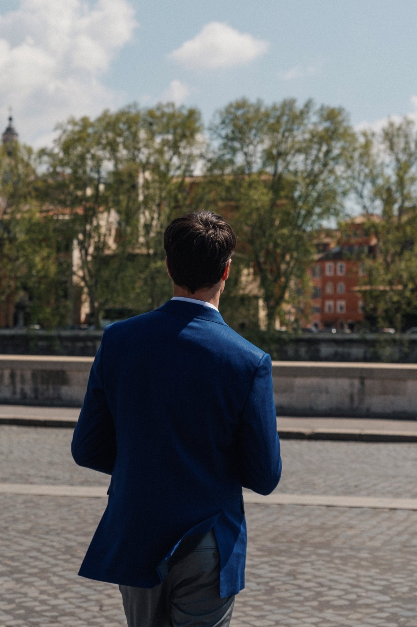 HENRY SARTORIAL HERITAGE Zegna Cross - Ply™ Full Canvas Blazer NAVY REG - Henry BucksBlazers33AW230025 - NAVY - R - 48