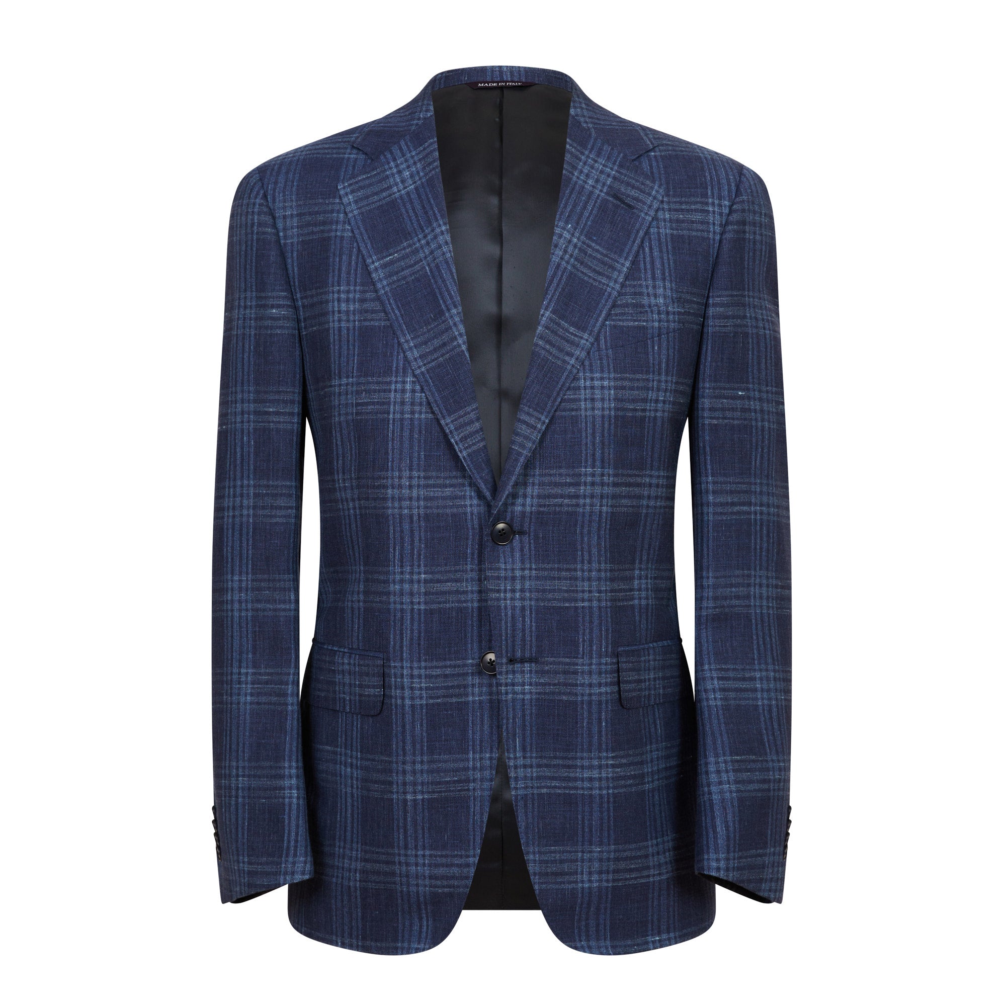 HENRY SARTORIAL HERITAGE Zegna Cross - Ply™ Herringbone Blazer NAVY/BLUE REG - Henry BucksBlazers33AW230012 - NAVBLU - R - 48