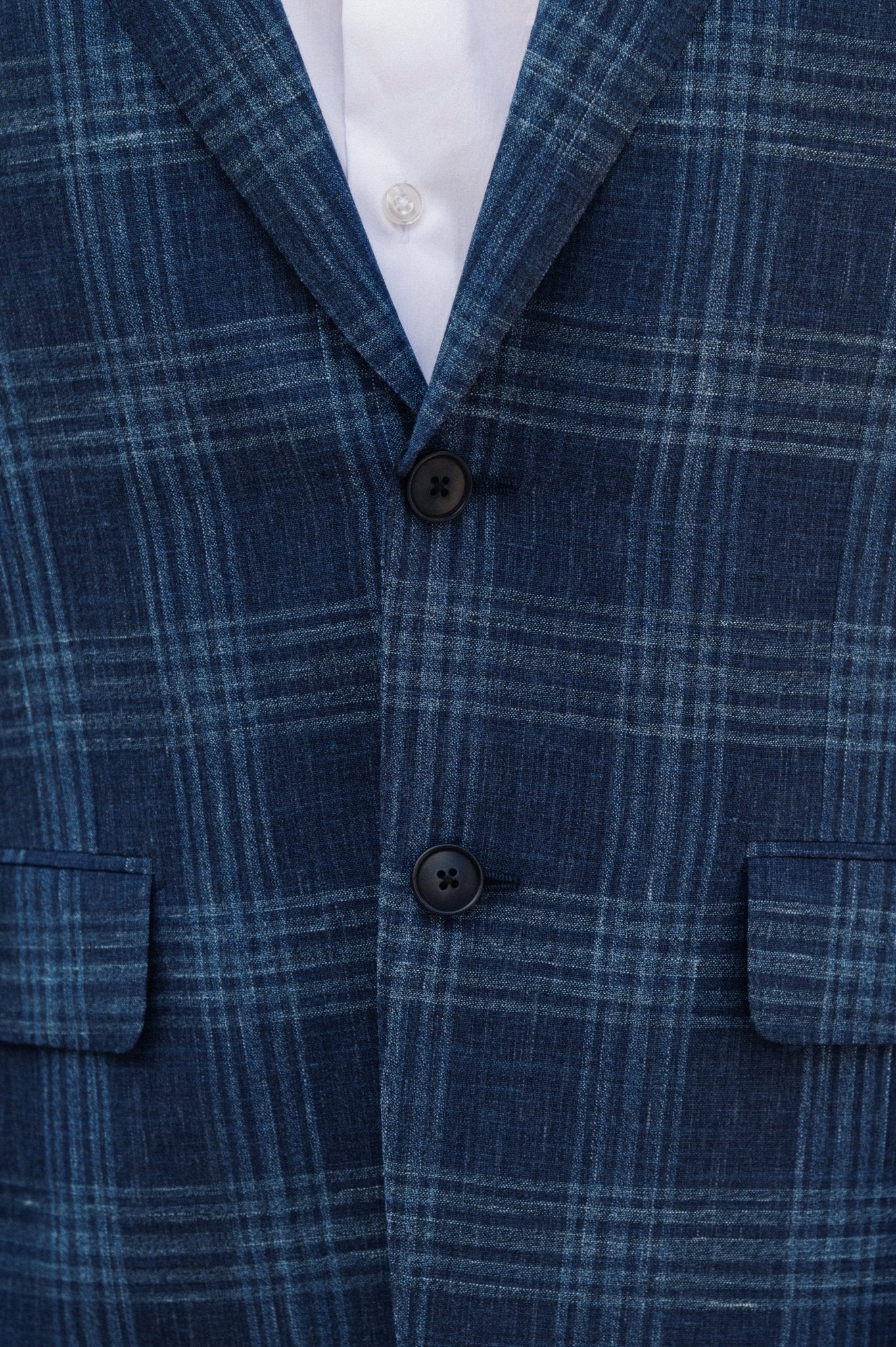 HENRY SARTORIAL HERITAGE Zegna Cross - Ply™ Herringbone Blazer NAVY/BLUE REG - Henry BucksBlazers33AW230012 - NAVBLU - R - 48