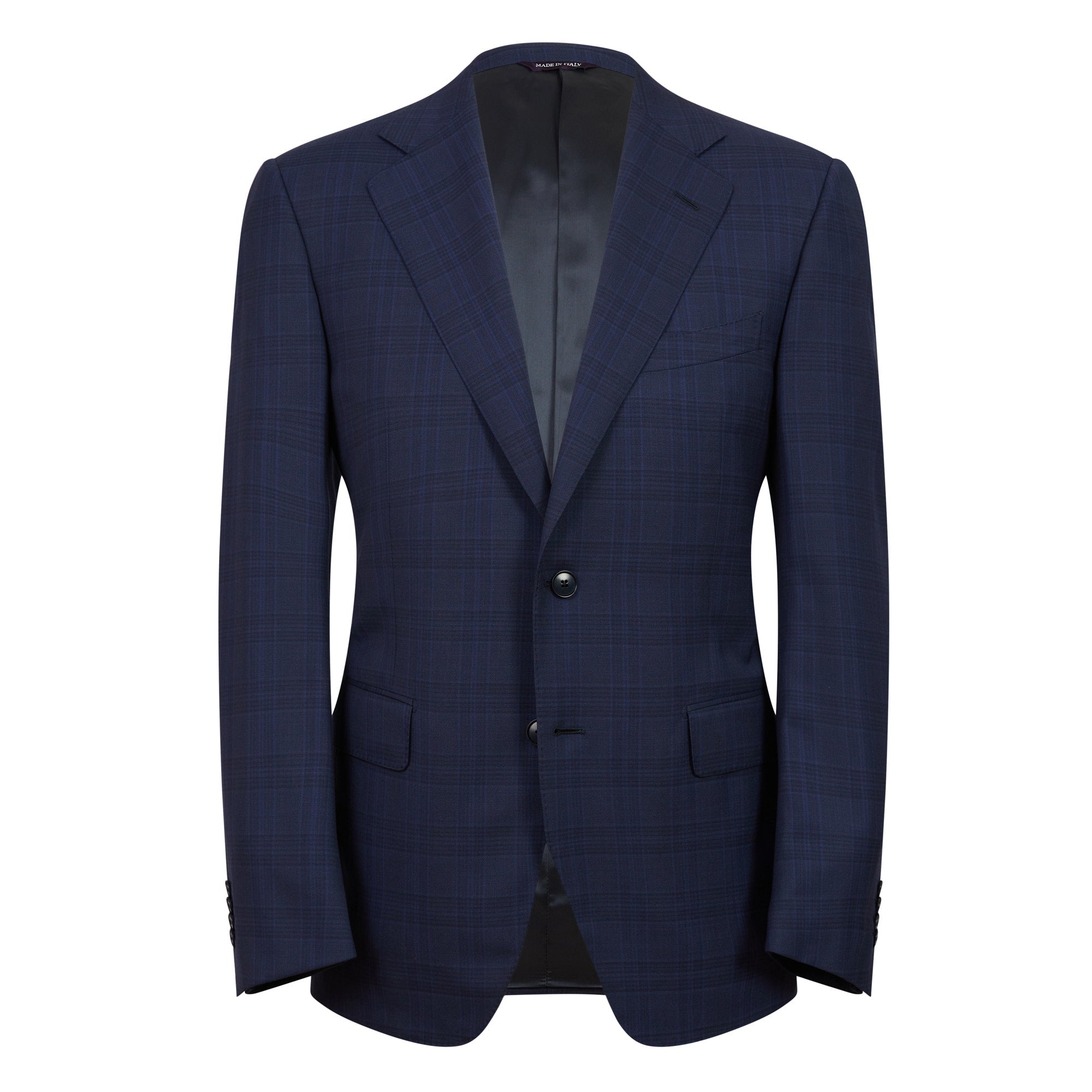 HENRY SARTORIAL HERITAGE Zegna High Performance™ Check Suit NAVY/BLACK REG - Henry BucksSuits23AW230008 - NAVYBLACK - R - 48