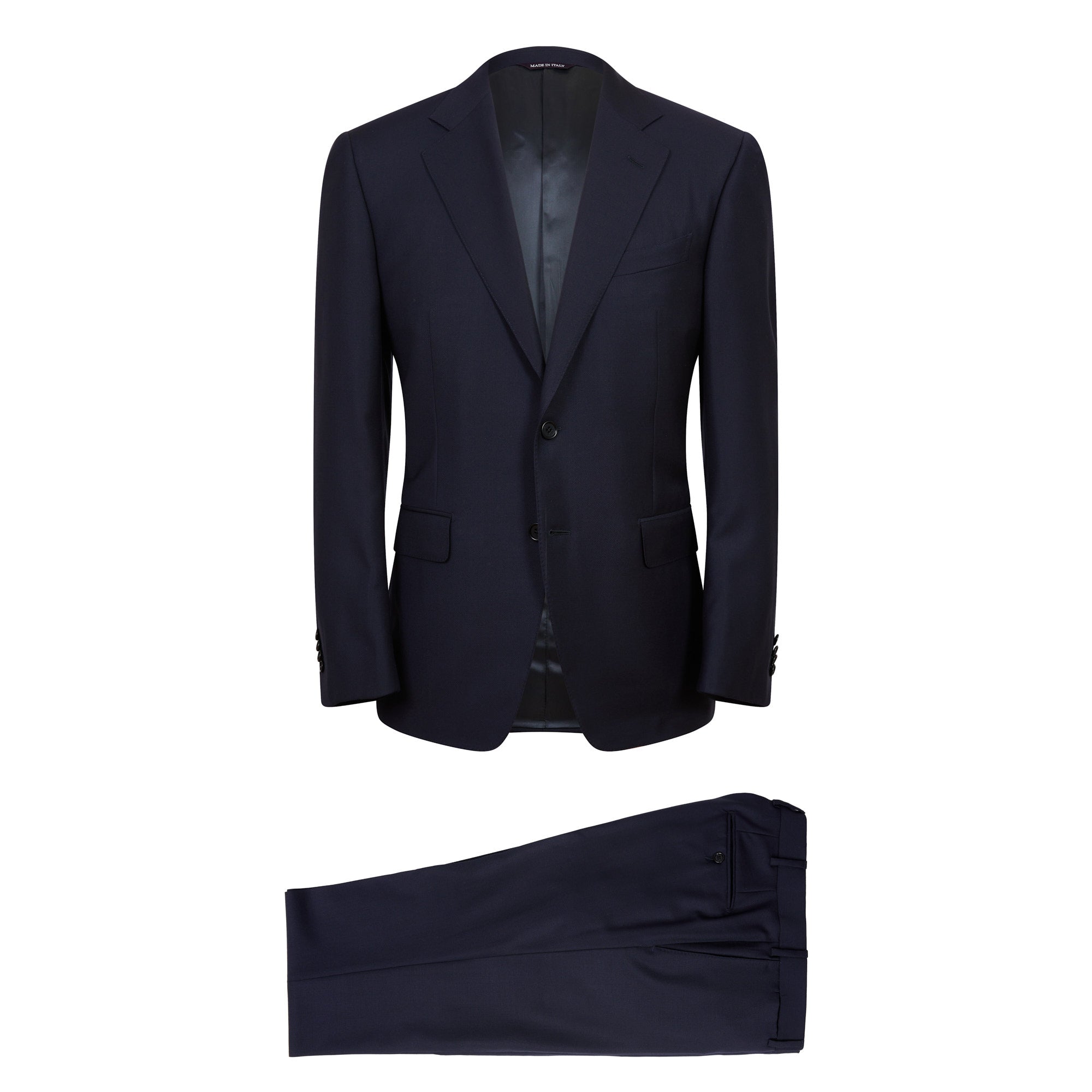 HENRY SARTORIAL HERITAGE Zegna High Performance™ Full Canvas Plain Suit DARK NAVY REG - Henry BucksSuits23AW230014 - DKNV - R - 48