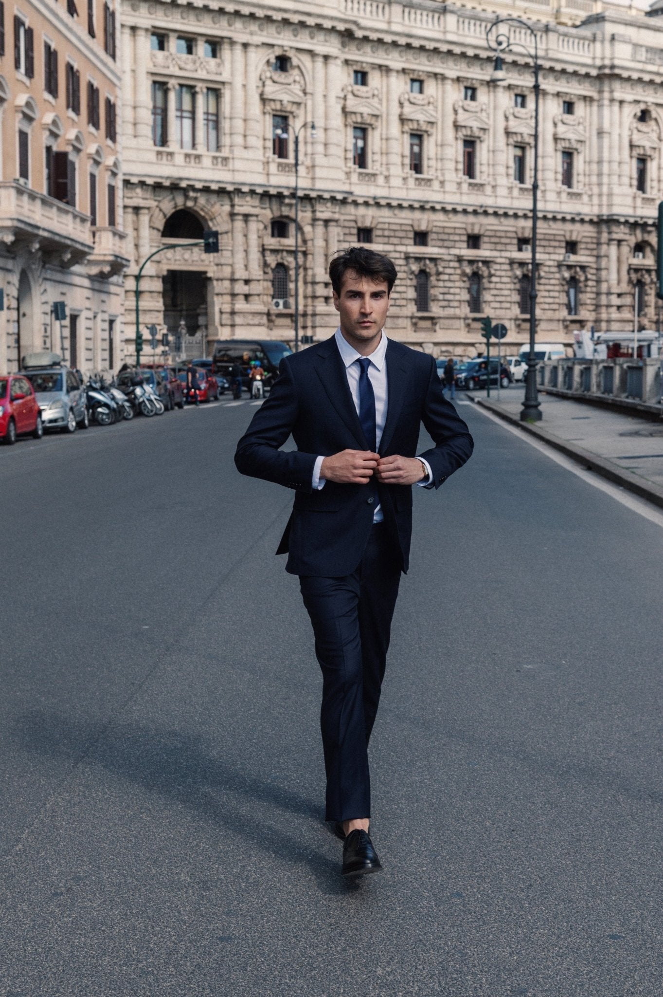 HENRY SARTORIAL HERITAGE Zegna High Performance™ Full Canvas Plain Suit DARK NAVY REG - Henry BucksSuits23AW230014 - DKNV - R - 48