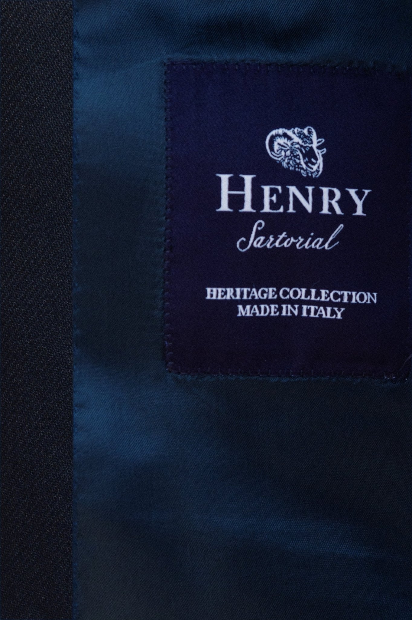 HENRY SARTORIAL HERITAGE Zegna High Performance™ Full Canvas Plain Suit DARK NAVY REG - Henry BucksSuits23AW230014 - DKNV - R - 48